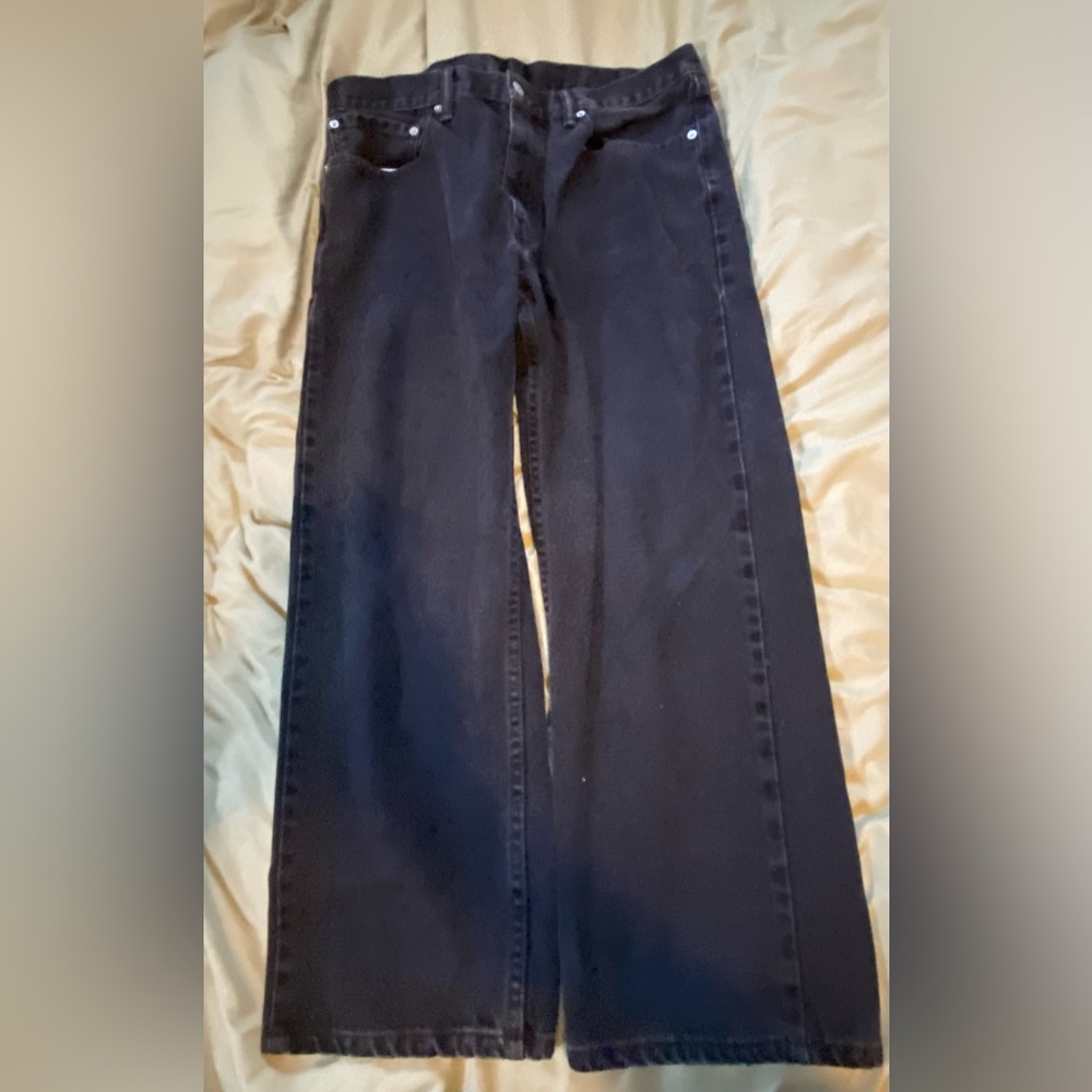 Black 505 Levi’s jeans